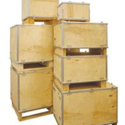 Steel plywood boxes crate